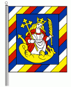 Štandarda starostu mestskej časti Bratislava - Lamača má medzi ostatnými symbolmi mestskej časti osobitné postavenie. Je vlajkou starostu, jedným z odznakov jeho úradu. Podobá sa znakovej zástave, je však doplnená o lem v lamačských farbác